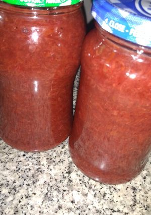 Una foto de Mermelada de frutilla/ciruela, stevia y chía🍓
