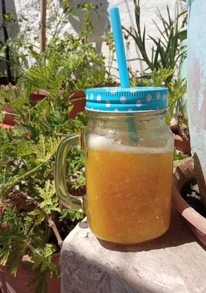 Φωτογραφία της συνταγής Χυμός πορτοκάλι, ανανάς, μπανάνα 🍊🍍🍌