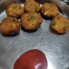 A picture of Vegetable cutlets.