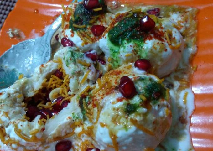 Bread ke instant DAHI BHALLE