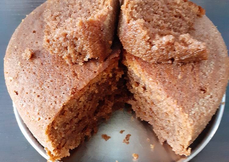 Recipe: Delicious Eggless Whole wheat chocolate cake in cooker