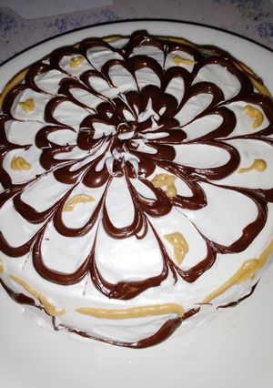 Chocolate cake ainihin hoton girkin