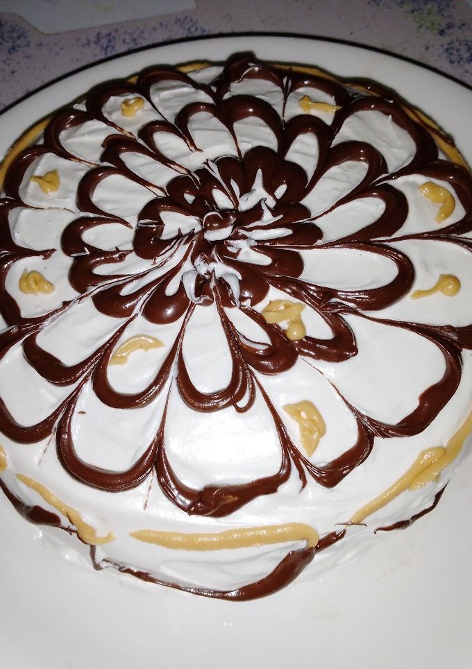 Chocolate cake ainihin hoton girkin