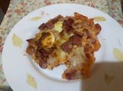 Una foto de macarrones al horno