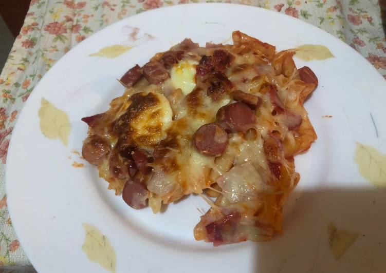 Pasta al horno con sorpresa