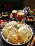 ফুলকো লুচি