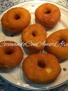 Una foto de Donuts o donas caseros