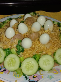 Foto resep Mie goreng ulang tahun unik