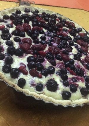 Una foto de Cheesecake de frutos del bosque