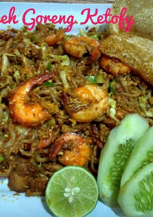 Foto resep Mie Aceh Goreng Ketofy #Ketopad_CP_OlahanShirataki