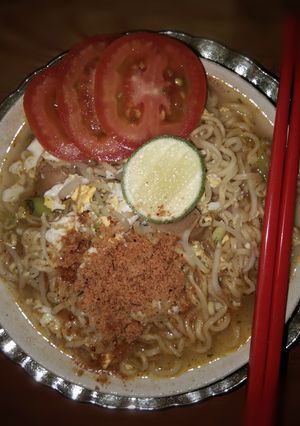 Foto resep Mie kuah soto