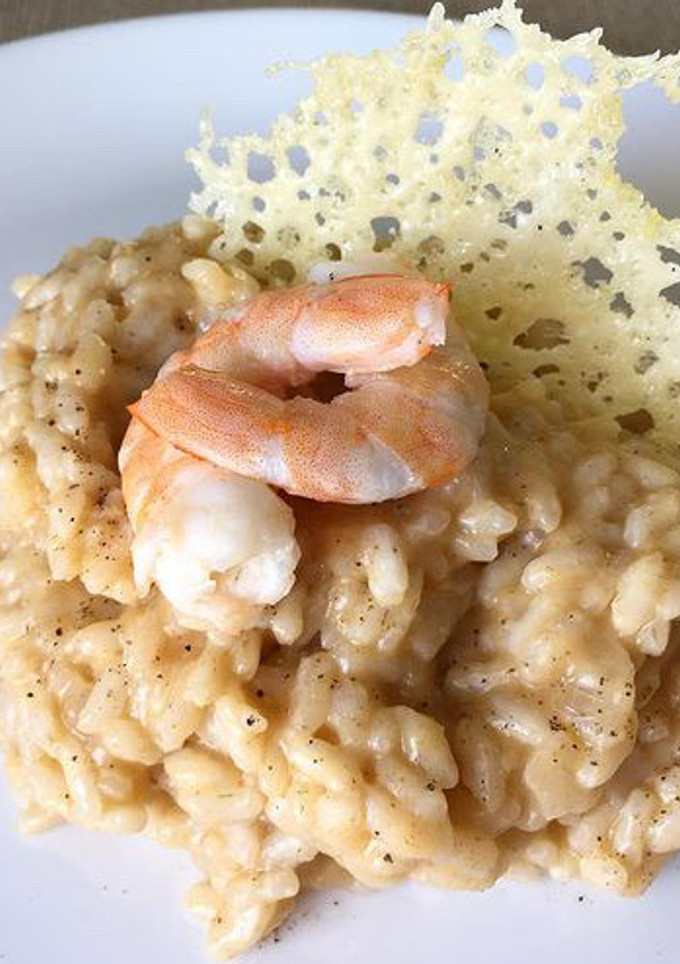 Una foto de Risotto de llagostins