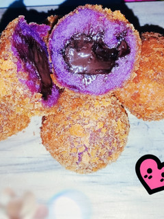 Foto resep Bola ubi ungu