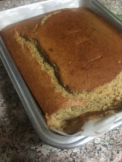 A picture of Moisty cinnamon banana bread.