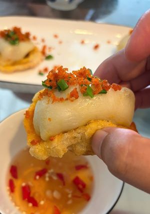 Hình của món Bánh Ít Ram Huế.
