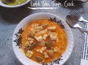 Foto resep Lodeh Tahu, Tempe, Cecek