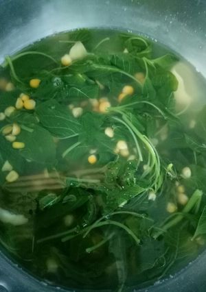 Foto resep Bening bayam jagung super simpel