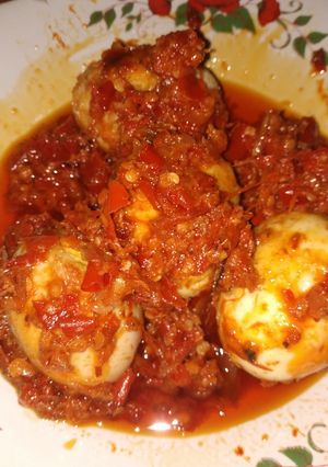 Foto resep Telur balado padang