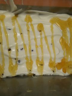 Una foto de Helado de stracciatella con miel MC fácil