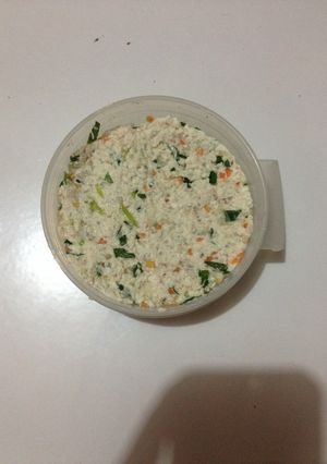 Foto resep MPASI - Tahu udang sayuran kukus