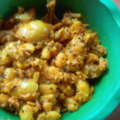 A picture of Amla ki sabji.