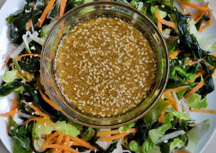 Cara Mudah Membuat Seaweed Wakame Salad Super Enak