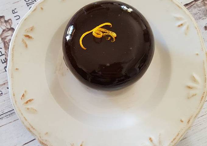 Entremet chocolat orange