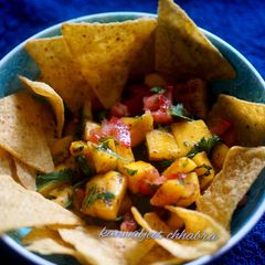 A picture of Mango salsa.