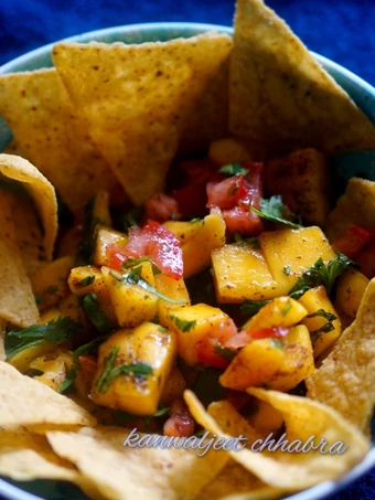 Easy Steps to Prepare Recipe Mango salsa that is Awesome, Addictive}