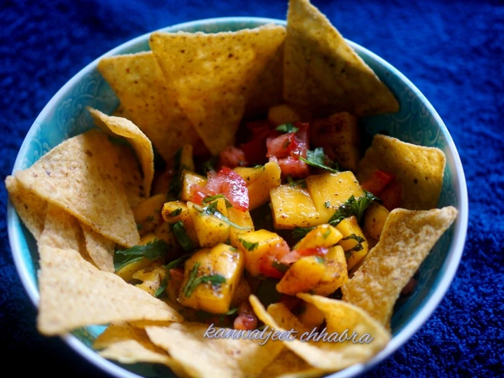 Easy Steps to Prepare Recipe Mango salsa that is Awesome, Addictive}