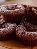 Mini Rich Chocolate Cakes | use 12 cup muffin pan