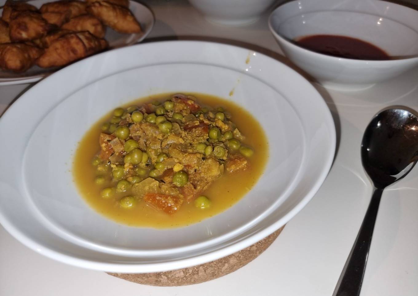 Indian Mutter Paneer Masala