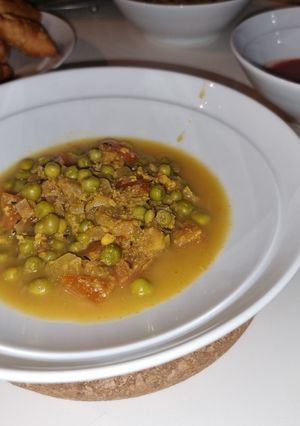 A picture of Indian Mutter Paneer Masala.