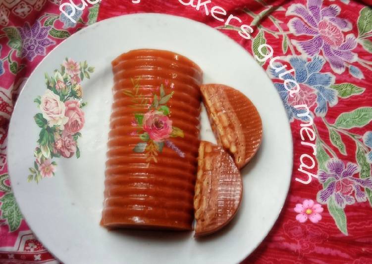 Puding crakers gula merah