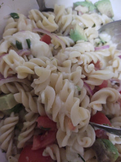A picture of Quick Vegetarian pasta.