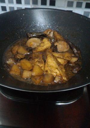 Foto resep Semur Daging+tahu+kentang+telur
