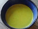 Soupe de petits pois à la menthe fraîche