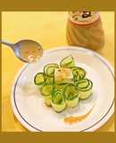 涼拌胡麻油小黃瓜開胃菜 健康減脂創意料理