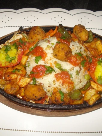 Simple Way Make Recipe Rice sizzler with tomato coulis that is Awesome, Perfect}