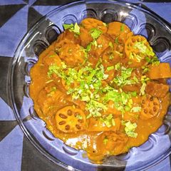 Lotus root Masala A picture of Lotus root Masala.