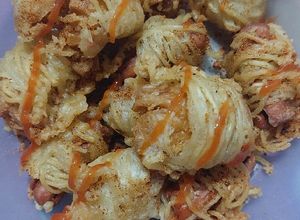 Foto resep Sosis gulung mie ga ribet