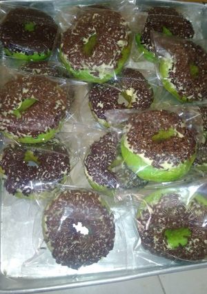 Foto resep Donat pandan eggless