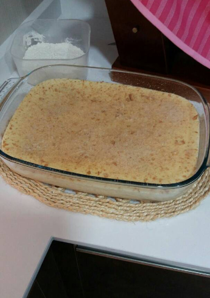 Una foto de Tarta de queso con galletas