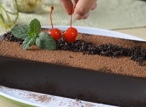 Foto resep Puding Brownies Roti Tawar