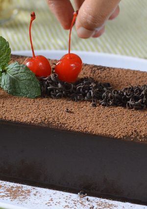 Foto resep Puding Brownies Roti Tawar