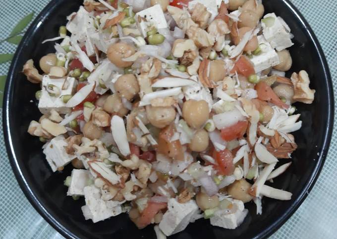 Sprouts Chana salad Recipe