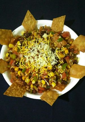 A picture of Mexican bhel.