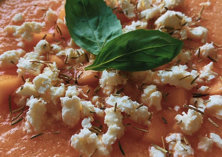 Gaspacho Melon, Feta &amp; Origan ☀️