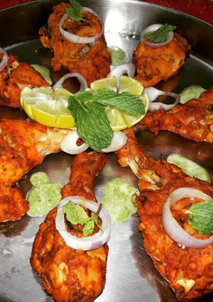 A picture of Tangri kebab.