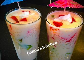 Easiest Way to Recipe Tasty Tapioca and Jello Sipper SAGO and JELLY DRINK